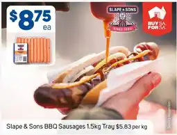 Foodland Slope & Sons BBQ Sausages offer