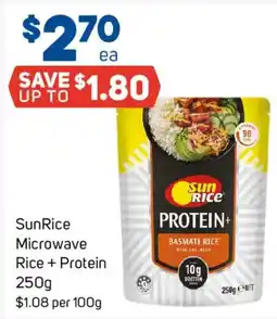 Foodland SunRice Microwave Rice + Protein offer
