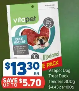 Foodland Vitapet Dog Treat Duck Tenders offer