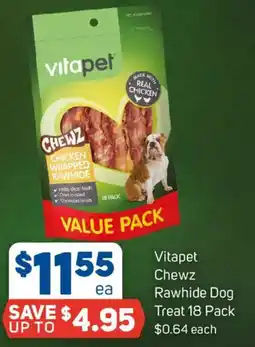 Foodland Vitapet Chewz Rawhide Dog Treat offer