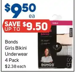 Foodland Bonds Girls Bikini Underwear offer