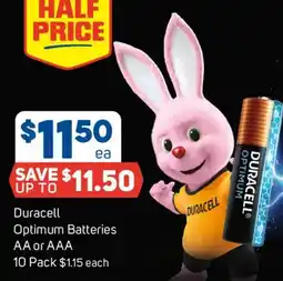 Foodland Duracell Optimum Batteries offer