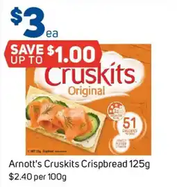 Foodland Arnott's Cruskits Crispbread offer