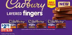 Foodland Cadbury Layered fingers offer
