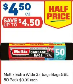 Foodland Multix Extra Wide Garbage Bags offer