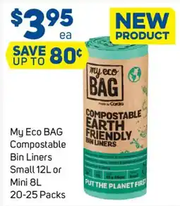 Foodland My Eco BAG Compostable Bin Liners offer