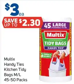 Foodland Multix Handy Ties Kitchen Tidy Bags offer