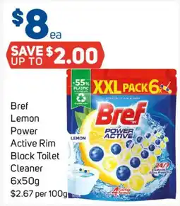 Foodland Bref Power Active Rim Block Toilet Cleaner offer