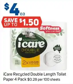 Foodland iCare Recycled Double Length Toilet Paper offer