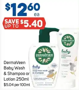Foodland DermaVeem Baby Wash & Shampoo or Lotion offer