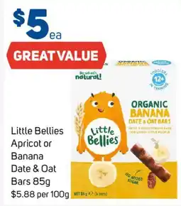 Foodland Little Bellies Apricot or Banana Date & Oat Bars offer