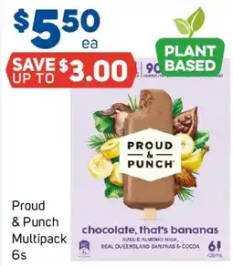 Foodland Proud & Punch chocolate, that's bananas offer