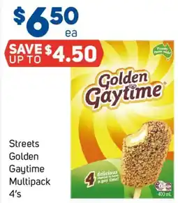 Foodland Streets Golden Gaytime Multipack 4's offer