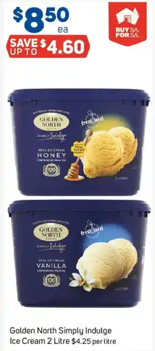 Foodland Golden North Simply Indulge Ice Cream offer