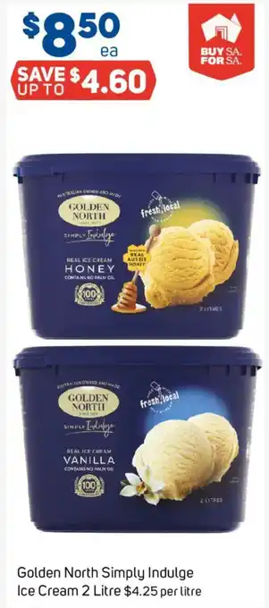 Foodland Golden North Simply Indulge Ice Cream offer