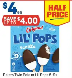 Foodland Original Lil' Pops Vanilla offer