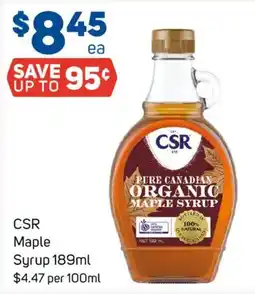 Foodland CSR Maple Syrup offer