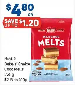 Foodland Nestlé Bakers' Choice Choc Melts offer