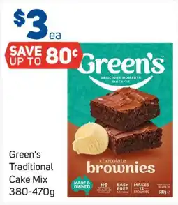 Foodland Green's Traditional Cake Mix offer