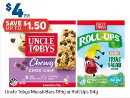 Foodland Uncle Tobys Muesli Bars offer