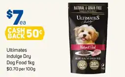 Foodland Ultimates Indulge Dry Dog Food offer