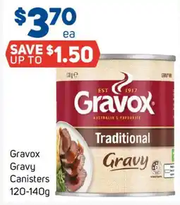 Foodland Gravox Gravy Canisters offer