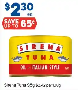 Foodland Sirena Tuna offer