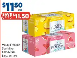 Foodland Mount Franklin Sparkling offer