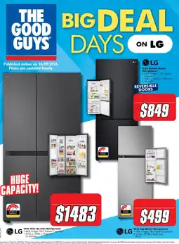 The Good Guys LG 420L Bottom Mount Refrigerator offer
