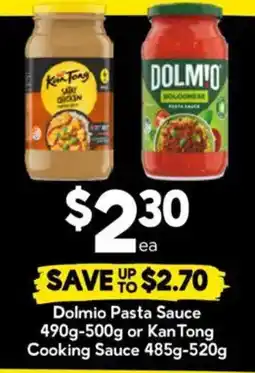 Drakes Dolmio Pasta Sauce or KanTong Cooking Sauce offer
