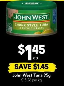 Drakes John West Chunk Style Tuna in Olive Oil Blend offer