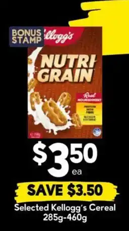 Drakes Kellogg's Nutri Grain offer