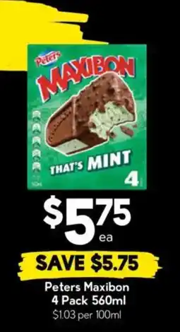 Drakes Peters Maxibon offer