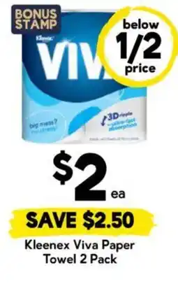 Drakes Kleenex Viva Paper Towel offer