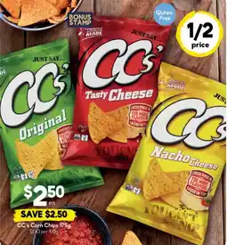 Drakes CC's Corn Chips offer