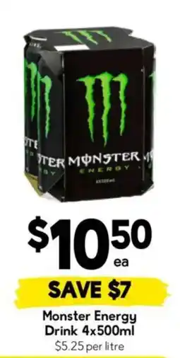 Drakes Monster Energy Drink offer