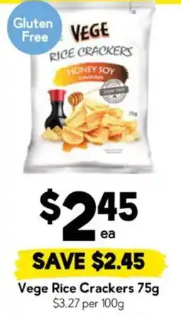 Drakes Vege Rice Crackers offer