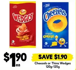 Drakes Cheezels or Thins Wedges offer