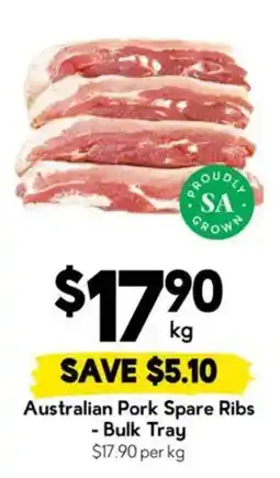 Drakes Australian Pork Spare Ribs offer