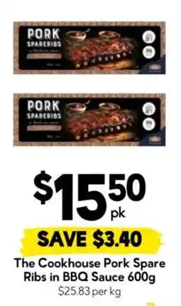 Drakes The Cookhouse Pork Spare Ribs in BBQ Sauce offer