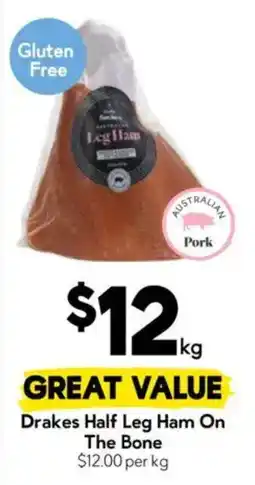 Drakes Drakes Half Leg Ham On The Bone offer