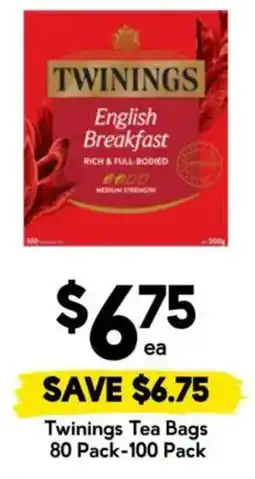 Drakes Twinings English Breakfast Tea Bags offer