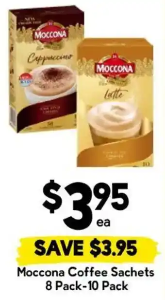 Drakes Moccona Coffee Sachets offer