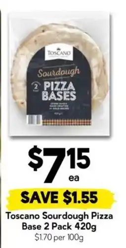 Drakes Toscano Sourdough Pizza Base offer
