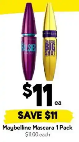 Drakes Maybelline Mascara 1 Pack offer