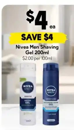 Drakes Nivea Men Shaving Gel offer