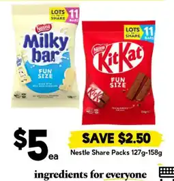 Drakes Nestle Share Packs offer