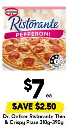 Drakes Dr. Oetker Ristorante Thin & Crispy Pizza offer