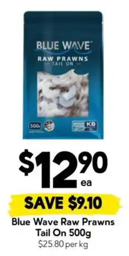 Drakes Blue Wave Raw Prawns Tail On offer
