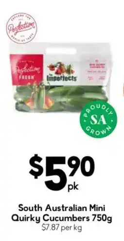 Drakes Perfection Fresh Imperfects South Australian Mini Quirky Cucumbers offer